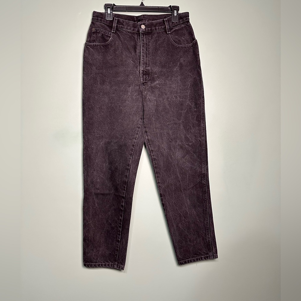 Vintage Gitano Plum Straight-Leg Jeans size 14